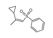 (Z)-cycloprop-1-enyl phenyl sulphone结构式