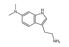 [3-(2-amino-ethyl)-indol-6-yl]-dimethyl-amine结构式