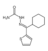 cyclohexyl-[2]thienyl ketone semicarbazone结构式