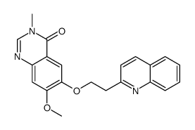 7-Methoxy-3-Methyl-6-[2-(2-quinolinyl)ethoxy]-4(3H)-quinazolinone structure