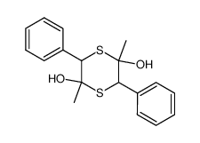 2,5-dimethyl-3,6-diphenyl-[1,4]dithiane-2,5-diol结构式
