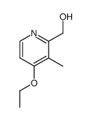 2-hydroxymethyl-3-methyl-4-ethoxy-pyridine Structure