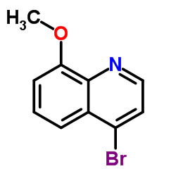 4-Bromo-8-methoxyquinoline Structure