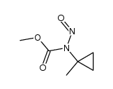 (1-Methylcyclopropyl)nitrosocarbamidsaeure-methylester Structure