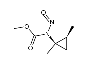 methyl ((1R,2S)-1,2-dimethylcyclopropyl)(nitroso)carbamate Structure