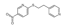 5-nitro-2-pyridyl 2-(4-pyridyl)ethyl sulfide结构式