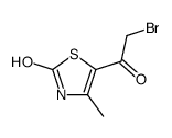 5-(2-bromoacetyl)-4-methyl-3H-1,3-thiazol-2-one Structure
