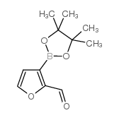 2-Formylfuran-3-boronic acid pinacol ester structure