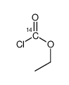 ethyl chloroformate, [carboxyl-14c]结构式