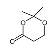 2,2-dimethyl-1,3-dioxan-4-one结构式