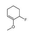 6-fluoro-1-methoxycyclohexene Structure