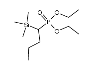 diethyl (1-(trimethylsilyl)butyl)phosphonate结构式