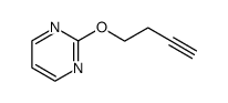 Pyrimidine, 2-(3-butynyloxy)- (9CI)结构式