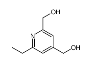 [2-ethyl-6-(hydroxymethyl)pyridin-4-yl]methanol Structure