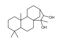 1H-2,10a-Ethanophenanthrene-11,12-diol,dodecahydro-4b,8,8,12-tetramethyl结构式