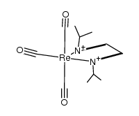 Re(CO)3(i-Pr-DAB)结构式