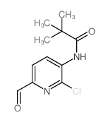 N-(2-chloro-6-formylpyridin-3-yl)pivalamide Structure