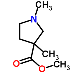 Methyl 1,3-dimethyl-3-pyrrolidinecarboxylate Structure