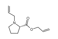 L-Proline, 1-(2-propenyl)-, 2-propenyl ester结构式