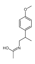 N-[2-(4-methoxyphenyl)propyl]acetamide结构式