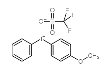 (4-METHOXYPHENYL)PHENYLIODONIUM TRIFLATE结构式
