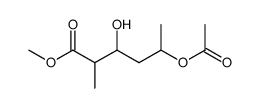 methyl 5-acetoxy-3-hydroxy-2-methylhexanoate Structure