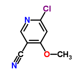 6-Chloro-4-methoxynicotinonitrile structure
