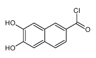 6,7-dihydroxynaphthalene-2-carbonyl chloride Structure