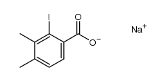 sodium 2-iodo-3,4-dimethyl-benzoate Structure