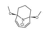 10-chloro-1,6-dimethoxy-10-azabicyclo[4.3.1]deca-2,4-diene结构式