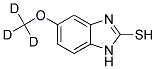 5-Methoxy-2-benzimidazolethiol-d3结构式