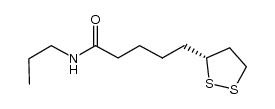 (R)-5-[1,2]dithiolan-3-yl-pentanoic acid propylamide Structure