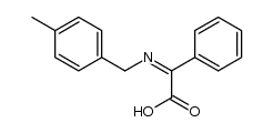 2-((4-methylbenzyl)imino)-2-phenylacetic acid结构式