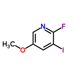 2-Fluoro-3-iodo-5-methoxypyridine结构式