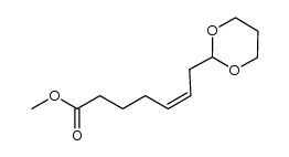 methyl 7-(1,3,-dioxan-2-yl)-hept-(5Z)-en-oate Structure