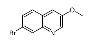 7-溴-3-甲氧基喹啉结构式