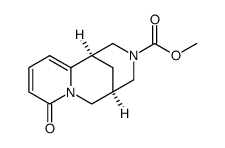 (-)-N-methoxycarbonyl-1,2,3,4,5,6-hexahydro-1,5-methano-pyrido[1,2-a][1,5]diazocin-8-one结构式