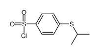 Benzenesulfonyl chloride, 4-[(1-methylethyl)thio]- (9CI) structure