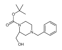 (R)-1-boc-4-苄基-2-(羟基甲基)哌嗪结构式