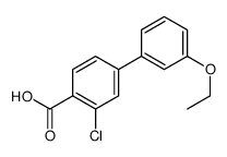 2-chloro-4-(3-ethoxyphenyl)benzoic acid Structure