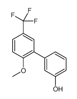 3-[2-methoxy-5-(trifluoromethyl)phenyl]phenol结构式