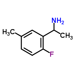 1-(2-Fluoro-5-methylphenyl)ethanamine结构式