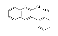 3-(2-aminophenyl)-2-chloroquinoline结构式