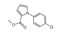 methyl 1-(4-chlorophenyl)pyrrole-2-carboxylate结构式
