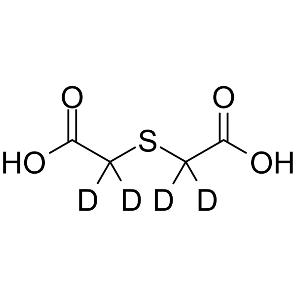 2,2'-Thiodiacetic acid-d4结构式