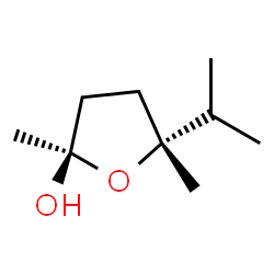 2-Furanol,tetrahydro-2,5-dimethyl-5-(1-methylethyl)-,(2R-trans)-(9CI) Structure
