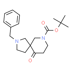 tert-butyl 2-benzyl-10-oxo-2,7-diazaspiro[4.5]decane-7-carboxylate Structure