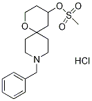 9-Benzyl-1-oxa-9-azaspiro[5.5]undec-4-yl methanesulfonate hydrochloride Structure