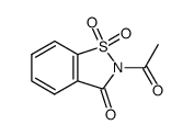 1-acetylsaccharin结构式