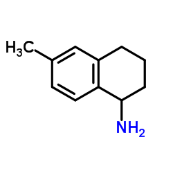 6-甲基-1,2,3,4-四氢萘-1-胺结构式